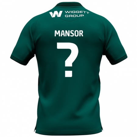 Kandiny Herren Elias Mansor #0 Grün Auswärtstrikot Trikot 2024/25 T-Shirt