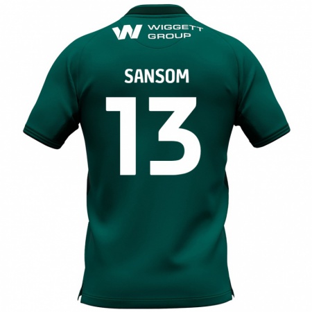 Kandiny Herren Chloe Sansom #13 Grün Auswärtstrikot Trikot 2024/25 T-Shirt