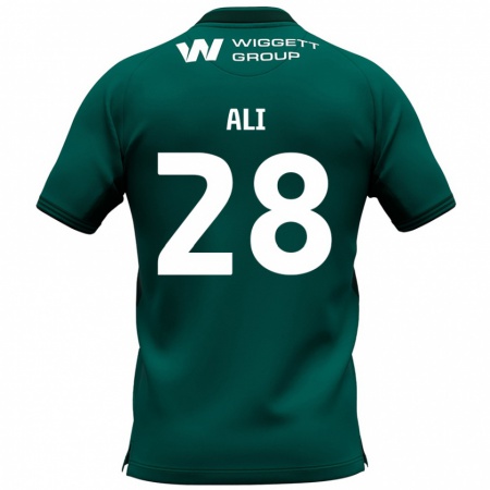 Kandiny Herren Francesca Ali #28 Grün Auswärtstrikot Trikot 2024/25 T-Shirt