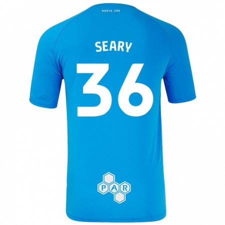 Kandiny Herren Josh Seary #36 Himmelblau Auswärtstrikot Trikot 2024/25 T-Shirt