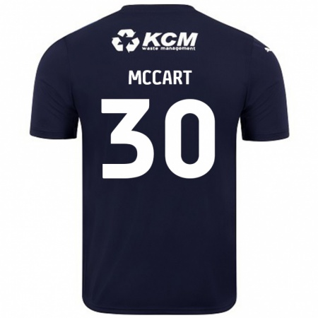 Kandiny Herren Jamie Mccart #30 Marineblau Auswärtstrikot Trikot 2024/25 T-Shirt