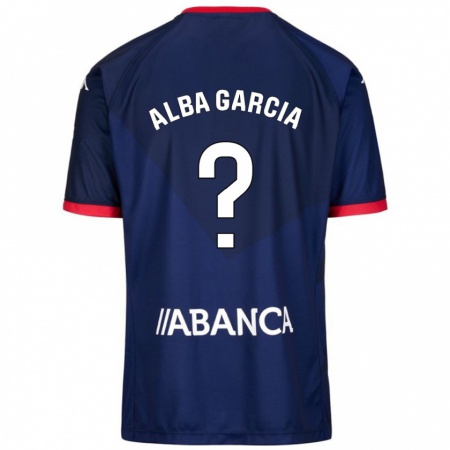 Kandiny Herren Lucía Alba García #13 Marineblau Auswärtstrikot Trikot 2024/25 T-Shirt