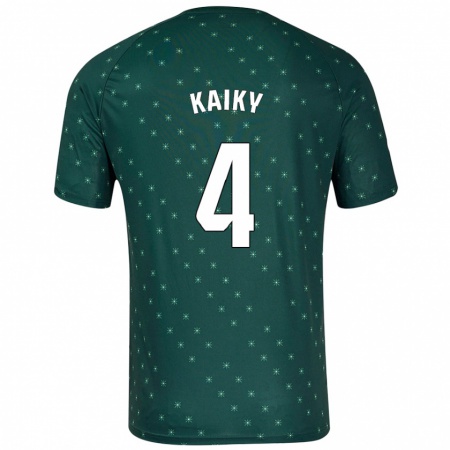 Kandiny Herren Kaiky #4 Dunkelgrün Auswärtstrikot Trikot 2024/25 T-Shirt