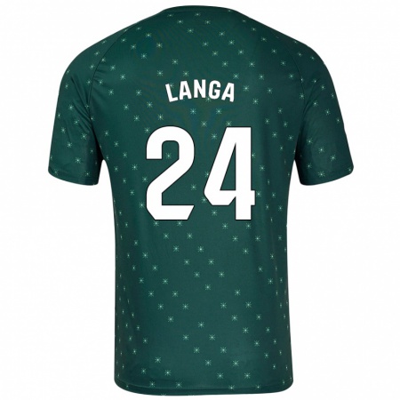 Kandiny Herren Bruno Langa #24 Dunkelgrün Auswärtstrikot Trikot 2024/25 T-Shirt