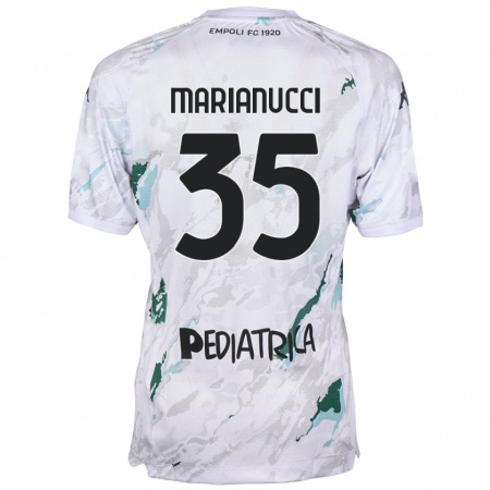 Kandiny Herren Luca Marianucci #35 Grau Auswärtstrikot Trikot 2024/25 T-Shirt