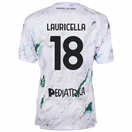 Kandiny Herren Giovanni Lauricella #18 Grau Auswärtstrikot Trikot 2024/25 T-Shirt