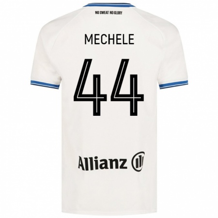 Kandiny Herren Brandon Mechele #44 Weiß Auswärtstrikot Trikot 2024/25 T-Shirt