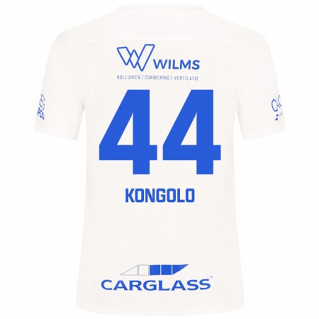 Kandiny Herren Josue Kongolo #44 Weiß Auswärtstrikot Trikot 2024/25 T-Shirt