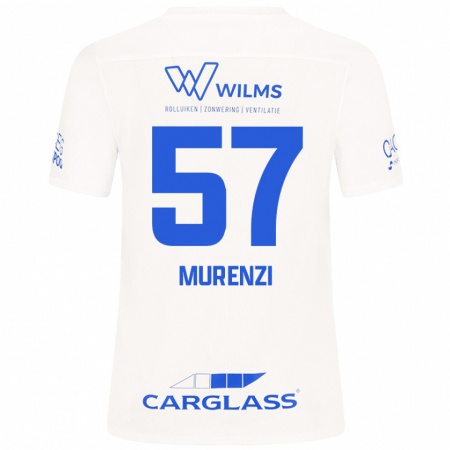 Kandiny Herren Aaron Murenzi #57 Weiß Auswärtstrikot Trikot 2024/25 T-Shirt