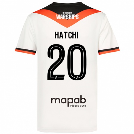 Kandiny Herren Jérémy Hatchi #20 Weiß Auswärtstrikot Trikot 2024/25 T-Shirt