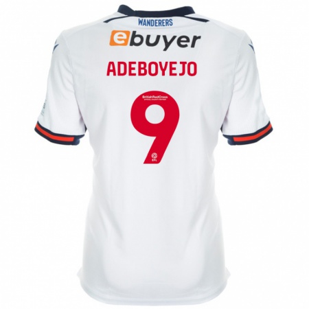 Kandiny Damen Victor Adeboyejo #9 Weiß Heimtrikot Trikot 2024/25 T-Shirt