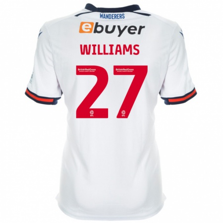 Kandiny Damen Randell Williams #27 Weiß Heimtrikot Trikot 2024/25 T-Shirt