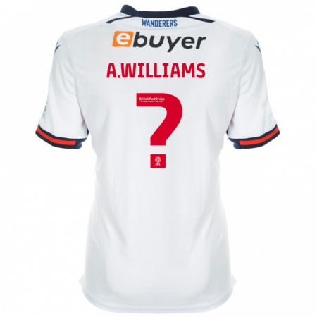 Kandiny Damen Alexsis Williams #0 Weiß Heimtrikot Trikot 2024/25 T-Shirt