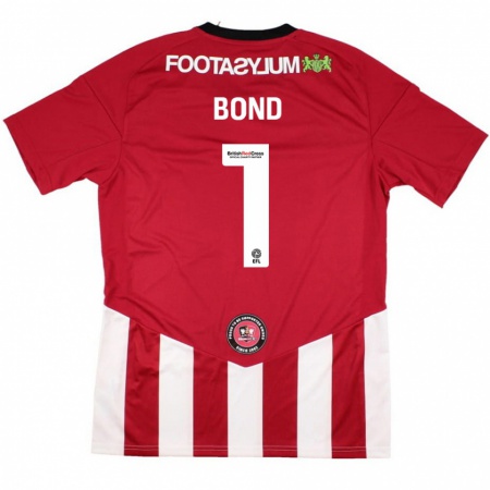 Kandiny Damen Abbi Bond #1 Rot Weiß Heimtrikot Trikot 2024/25 T-Shirt