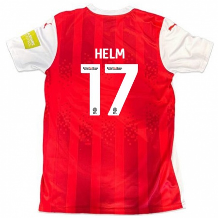 Kandiny Damen Mark Helm #17 Rot Weiß Heimtrikot Trikot 2024/25 T-Shirt