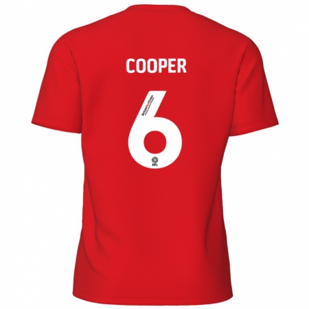 Kandiny Damen Brandon Cooper #6 Rot Heimtrikot Trikot 2024/25 T-Shirt