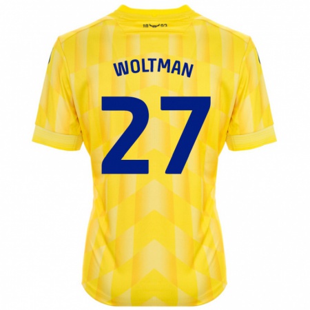 Kandiny Damen Max Woltman #27 Gelb Heimtrikot Trikot 2024/25 T-Shirt