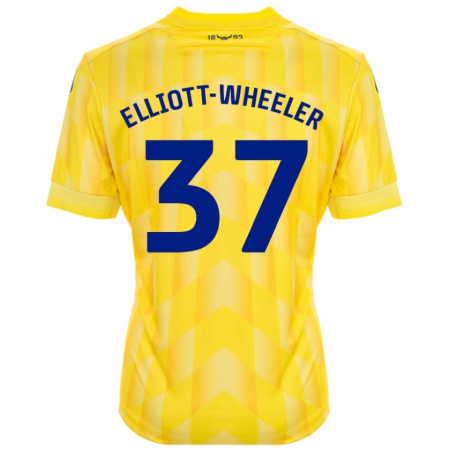 Kandiny Damen Aidan Elliott-Wheeler #37 Gelb Heimtrikot Trikot 2024/25 T-Shirt