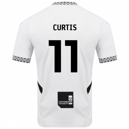 Kandiny Damen Ronan Curtis #11 Weiß Heimtrikot Trikot 2024/25 T-Shirt