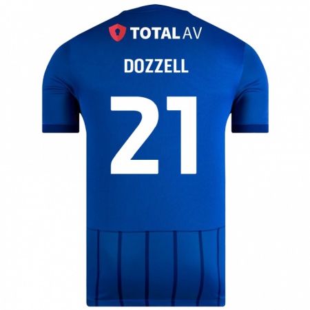 Kandiny Damen Andre Dozzell #21 Blau Heimtrikot Trikot 2024/25 T-Shirt