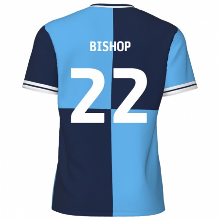 Kandiny Damen Nathan Bishop #22 Himmelblau Dunkelblau Heimtrikot Trikot 2024/25 T-Shirt