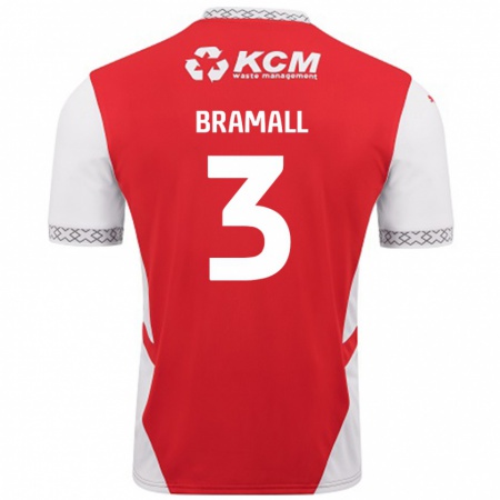 Kandiny Damen Cohen Bramall #3 Rot Weiß Heimtrikot Trikot 2024/25 T-Shirt