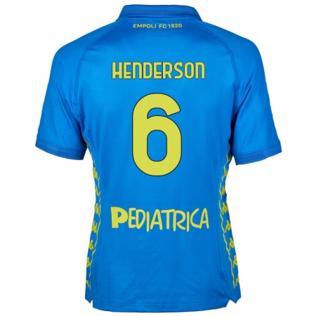 Kandiny Damen Liam Henderson #6 Blau Heimtrikot Trikot 2024/25 T-Shirt