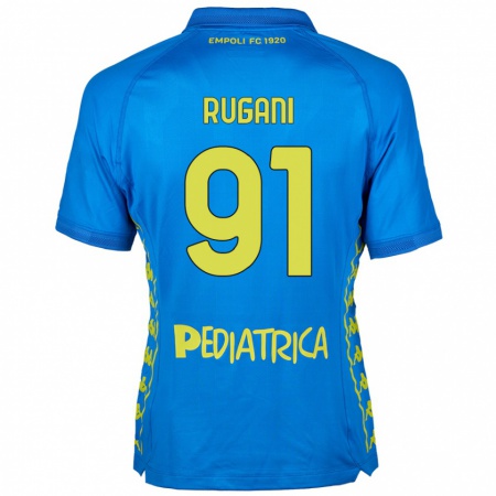 Kandiny Damen Tommaso Rugani #91 Blau Heimtrikot Trikot 2024/25 T-Shirt