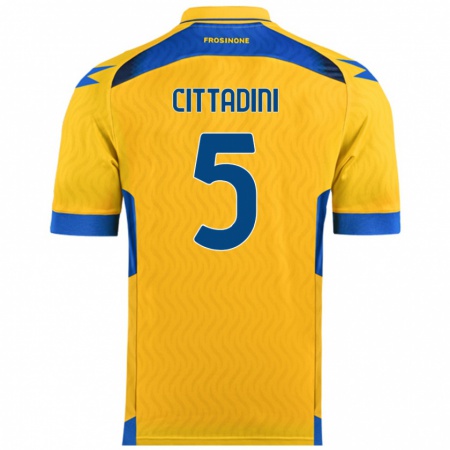 Kandiny Damen Giorgio Cittadini #5 Gelb Heimtrikot Trikot 2024/25 T-Shirt