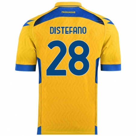 Kandiny Damen Filippo Distefano #28 Gelb Heimtrikot Trikot 2024/25 T-Shirt