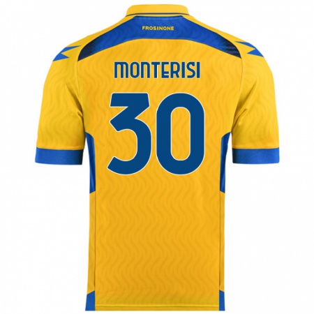 Kandiny Damen Ilario Monterisi #30 Gelb Heimtrikot Trikot 2024/25 T-Shirt