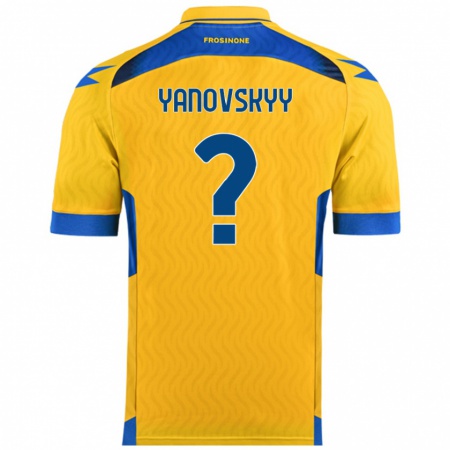 Kandiny Damen Riccardo Yanovskyy #0 Gelb Heimtrikot Trikot 2024/25 T-Shirt