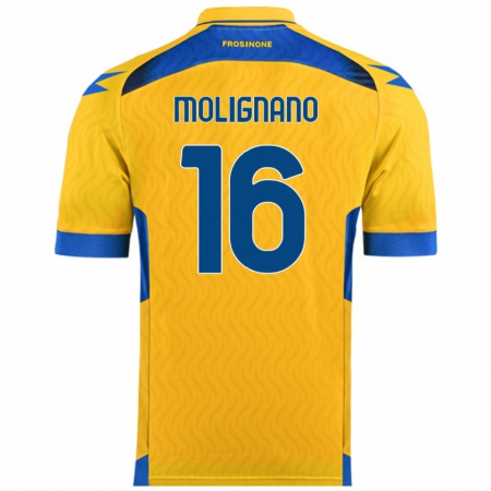 Kandiny Damen Gaetano Molignano #16 Gelb Heimtrikot Trikot 2024/25 T-Shirt