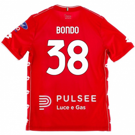 Kandiny Damen Warren Bondo #38 Rot Weiß Heimtrikot Trikot 2024/25 T-Shirt