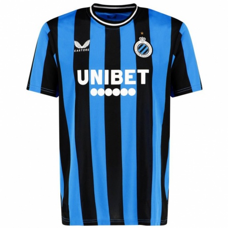 Kandiny Damen Dani Van Den Heuvel #16 Himmelblau Schwarz Heimtrikot Trikot 2024/25 T-Shirt