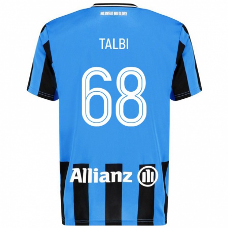 Kandiny Damen Chemsdine Talbi #68 Himmelblau Schwarz Heimtrikot Trikot 2024/25 T-Shirt