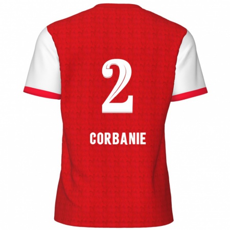 Kandiny Damen Kobe Corbanie #2 Rot Weiß Heimtrikot Trikot 2024/25 T-Shirt