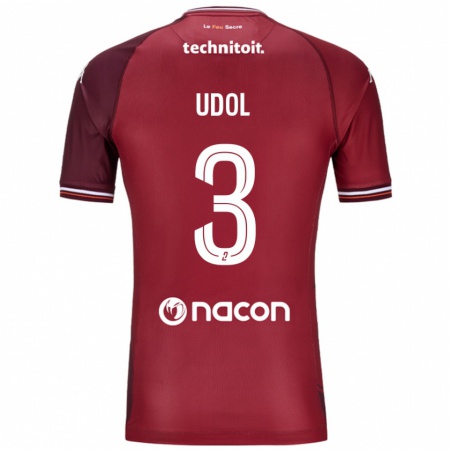 Kandiny Damen Matthieu Udol #3 Rot Granata Heimtrikot Trikot 2024/25 T-Shirt