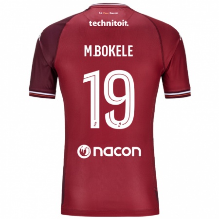 Kandiny Damen Morgan Bokele #19 Rot Granata Heimtrikot Trikot 2024/25 T-Shirt