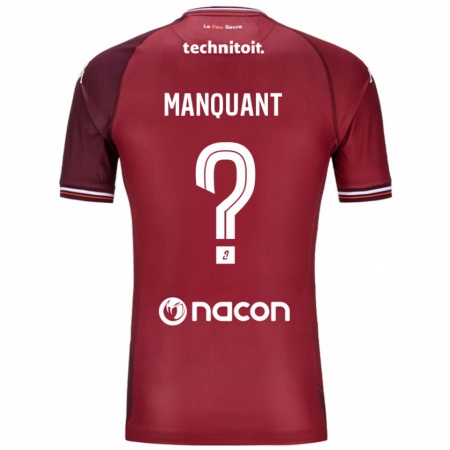 Kandiny Damen Joris Manquant #0 Rot Granata Heimtrikot Trikot 2024/25 T-Shirt