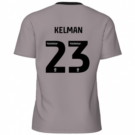 Kandiny Damen Charlie Kelman #23 Grau Auswärtstrikot Trikot 2024/25 T-Shirt