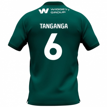 Kandiny Damen Japhet Tanganga #6 Grün Auswärtstrikot Trikot 2024/25 T-Shirt