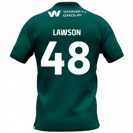 Kandiny Damen Sha'mar Lawson #48 Grün Auswärtstrikot Trikot 2024/25 T-Shirt