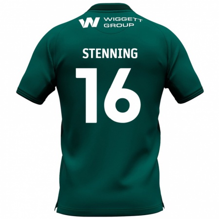 Kandiny Damen Ellie Stenning #16 Grün Auswärtstrikot Trikot 2024/25 T-Shirt