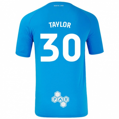 Kandiny Damen Kian Taylor #30 Himmelblau Auswärtstrikot Trikot 2024/25 T-Shirt