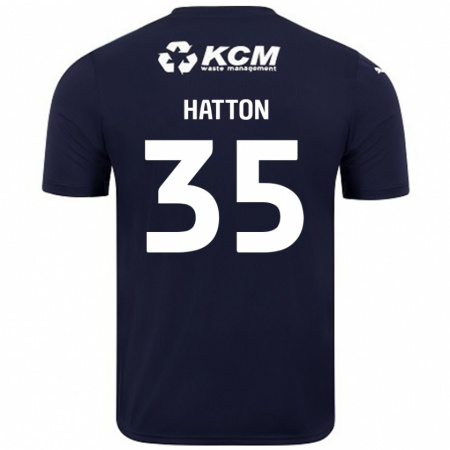 Kandiny Damen Ben Hatton #35 Marineblau Auswärtstrikot Trikot 2024/25 T-Shirt