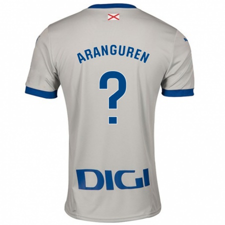 Kandiny Damen Aitor Aranguren #0 Hellgrau Auswärtstrikot Trikot 2024/25 T-Shirt