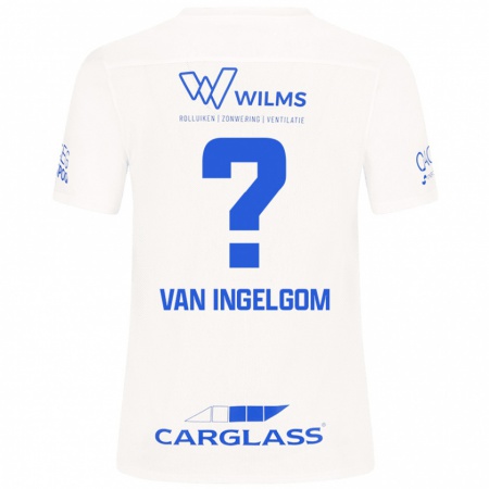 Kandiny Damen Tijn Van Ingelgom #0 Weiß Auswärtstrikot Trikot 2024/25 T-Shirt