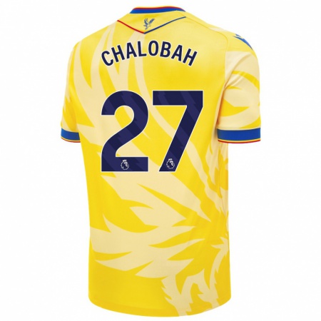 Kandiny Kinder Trevoh Chalobah #27 Gelb Auswärtstrikot Trikot 2024/25 T-Shirt