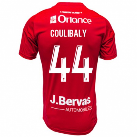 Kandiny Kinder Soumaïla Coulibaly #44 Rot Weiß Heimtrikot Trikot 2024/25 T-Shirt